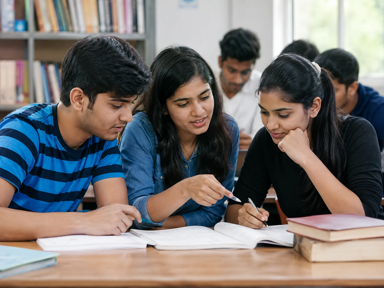 Students in a government school